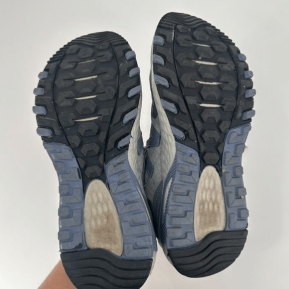 New Balance 410 V7 Trail Running‎ Sneaker Womens 11 Blue Grey WT410LG7 Gorpcore - Picture 7 of 12
